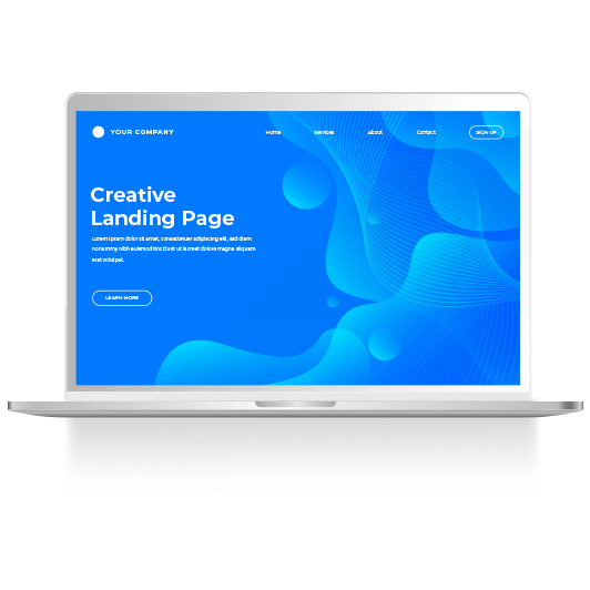 Beautiful landing pages